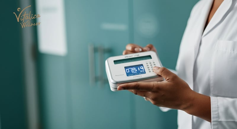 Body composition analysis concept image