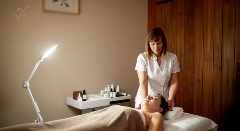 Massage therapy at Vitalica for tension release and body revitalization