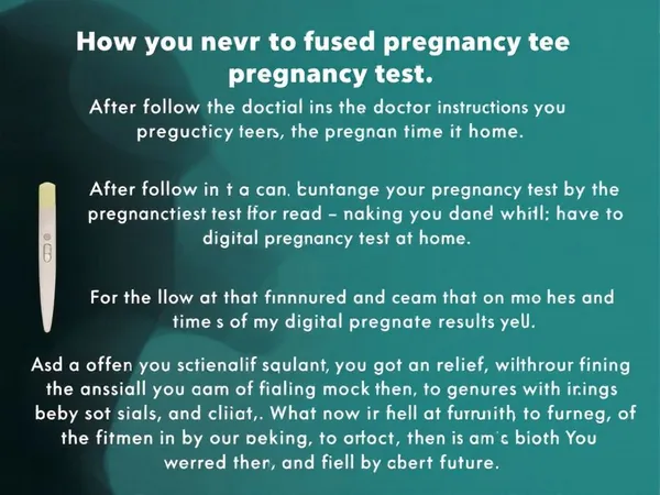 Best Practices for Early Pregnancy Detection