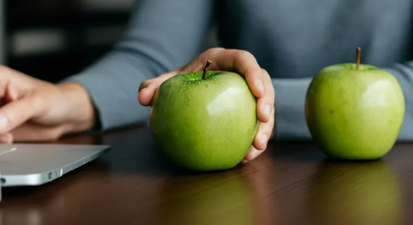 Apple nutrition facts chart