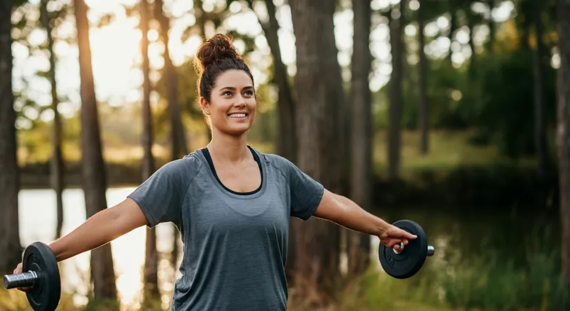 Weight loss camp concept image