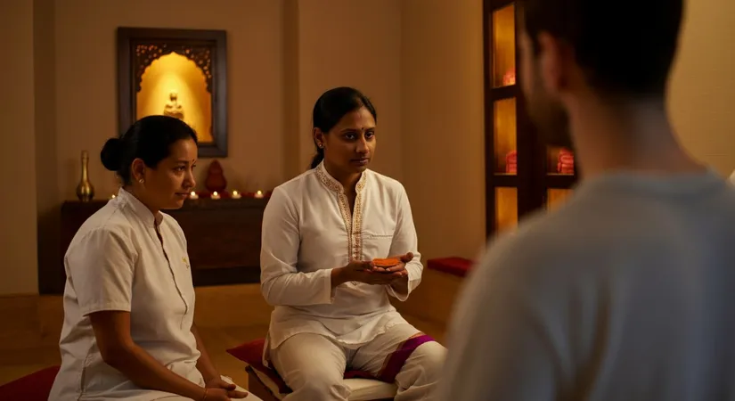 Ayurveda medicine concept