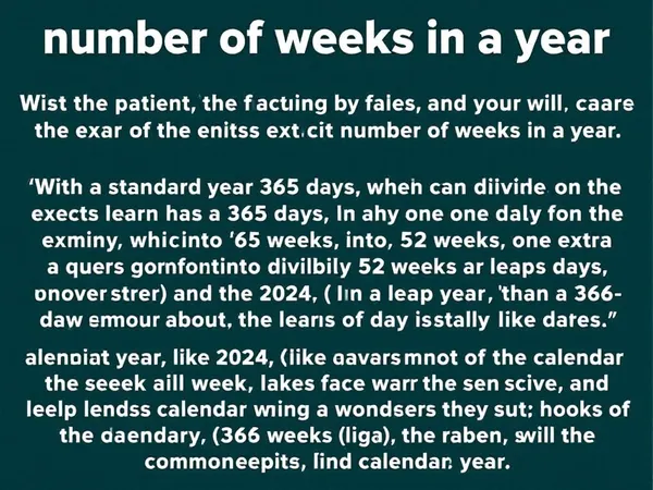 Exploring Weeks in a Leap Year