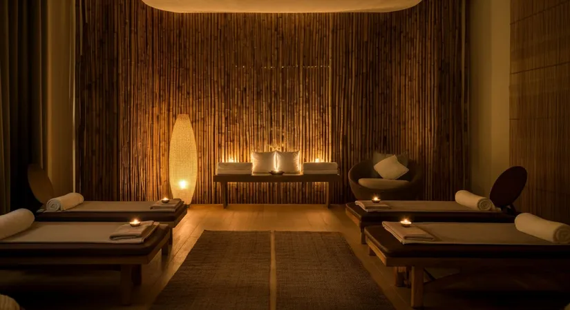 Luxury wellness center for relaxation