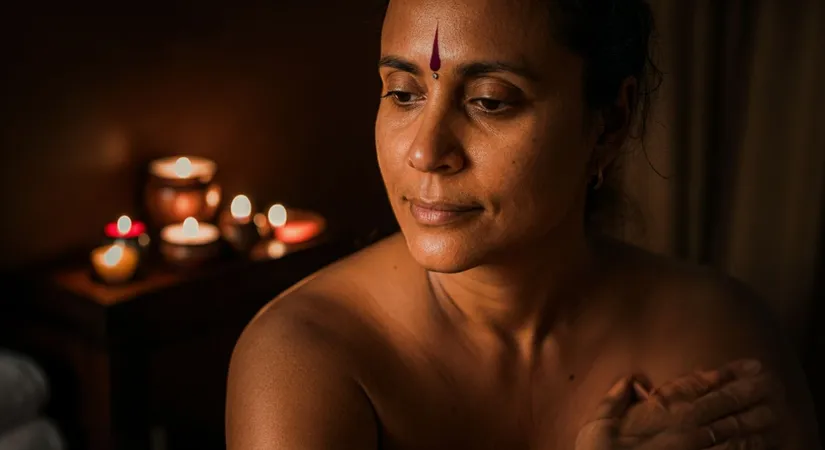 Ayurveda massage healing art