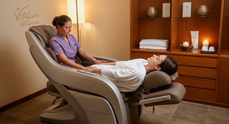 Massage therapy session for relaxation and relief