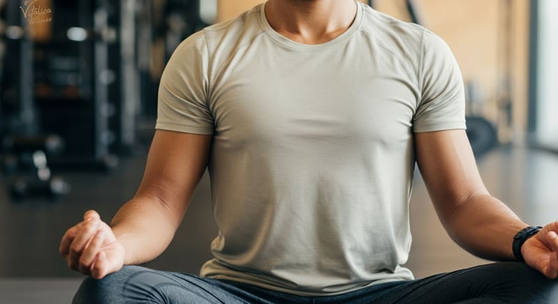 Person practicing yoga for emotional balance