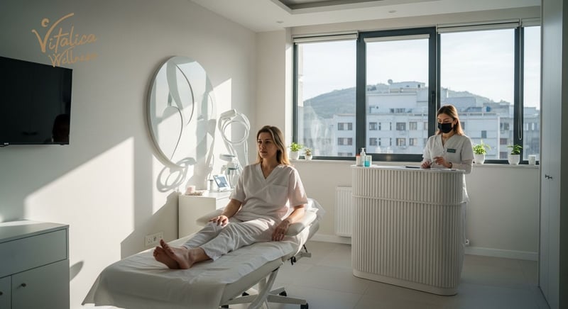 Polarlichter und Wellness vereint