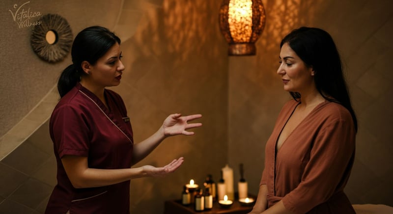 Spa masajı ile rahatlama