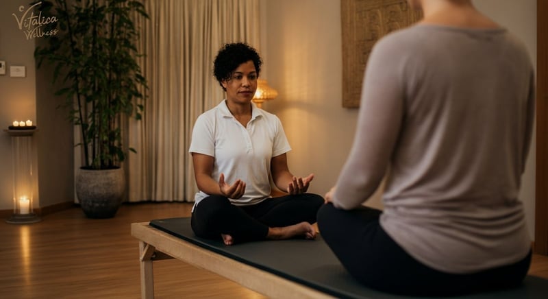 Core of wellness and fitness concept image